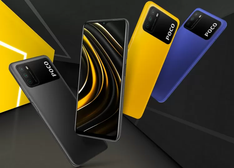 Оттенки корпуса Xiaomi Poco M3 Цвета корпуса телефона Xiaomi Poco M3